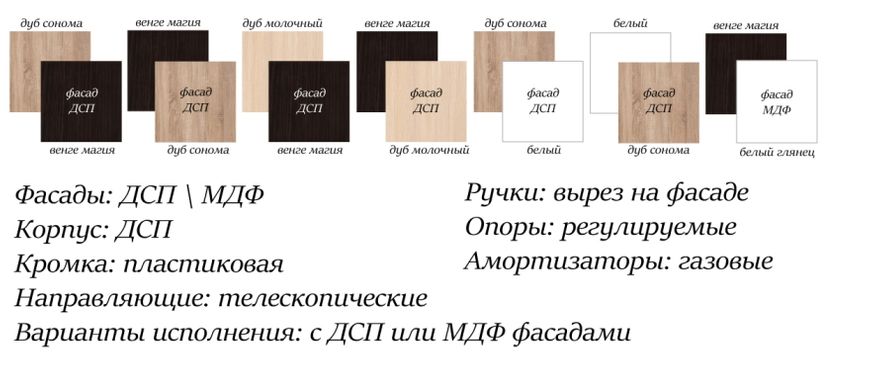 Комод "Амулет" (Белый глянец/венге), 120