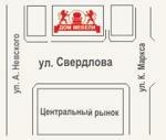 Схема проезда к дому мебели «Березка»